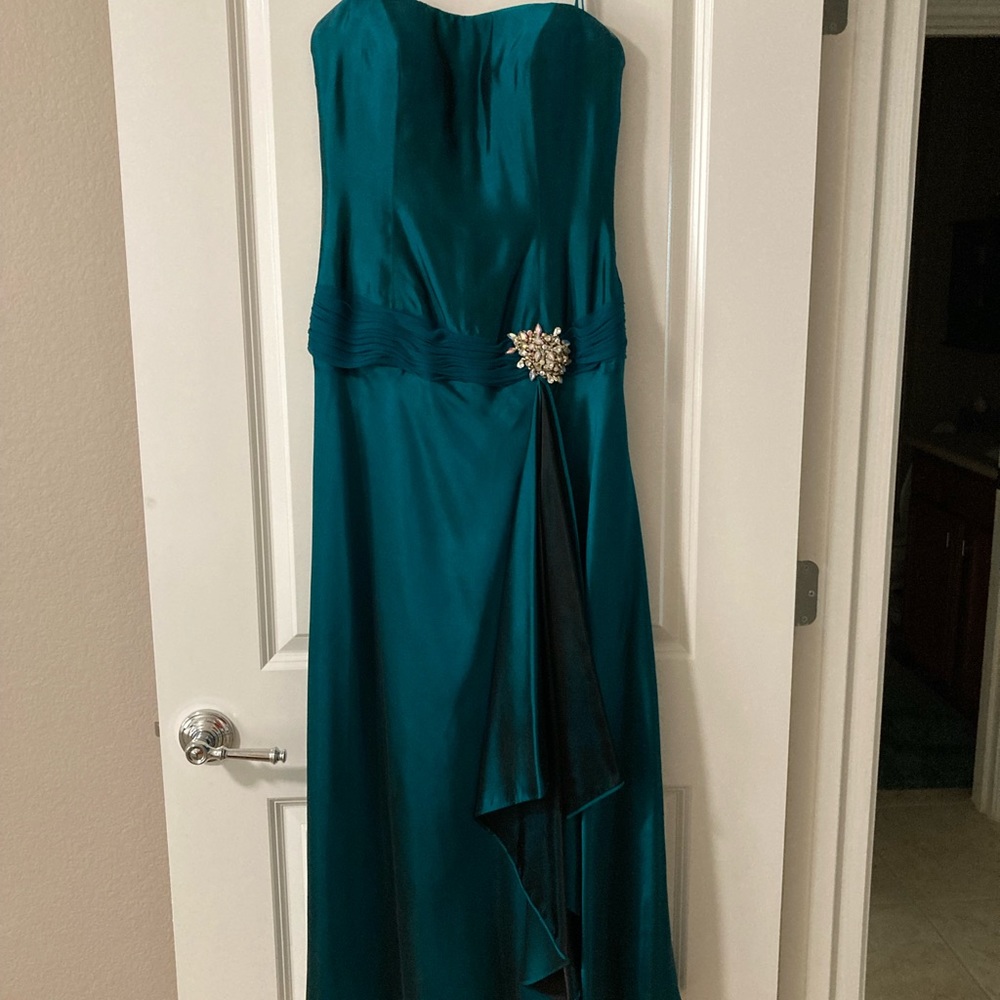 Jovani strapless evening gown
